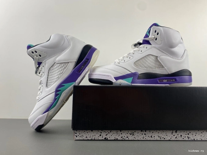 Rep Air 5 Grape Retro (2013) 136027-108 Jordan 0731